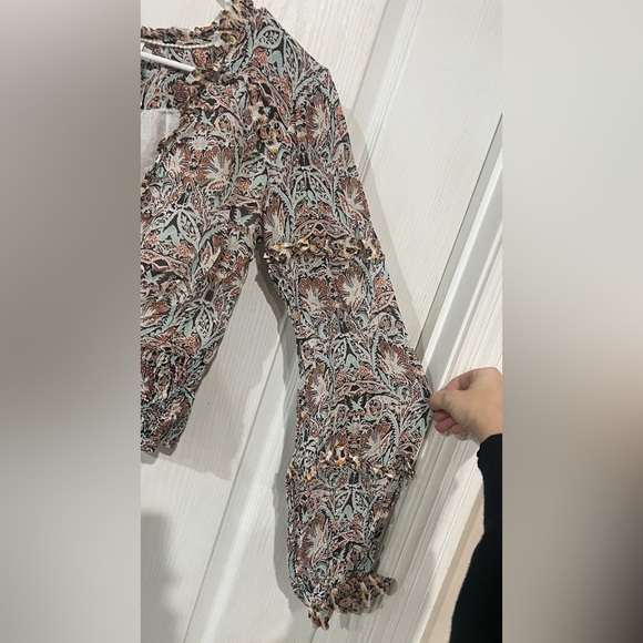 FINAL PRICE NWT Anthropologie Multicolor Patterned Blouse - Picture 4 of 6